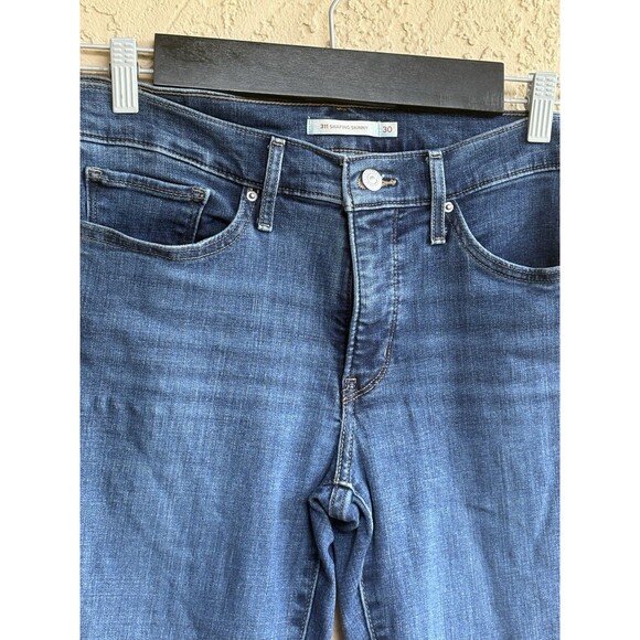 Levis 311 Shaping Skinny Women's Size 30 Blue Stretch Medium Wash Denim Jeans - Picture 4 of 8